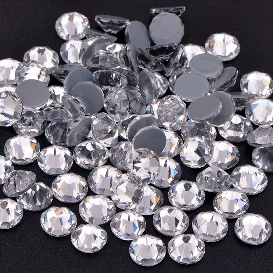 Chất lượng cao Kingswick 6A: Đá quý thủy tinh phẳng, rhinestone nóng gắn cho vải, trang phục hình ảnh 1-description