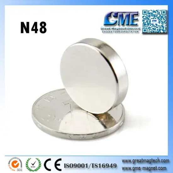 Nam châm neodymium hình trụ mạnh, nam châm từ đất hiếm hình ảnh 1-description