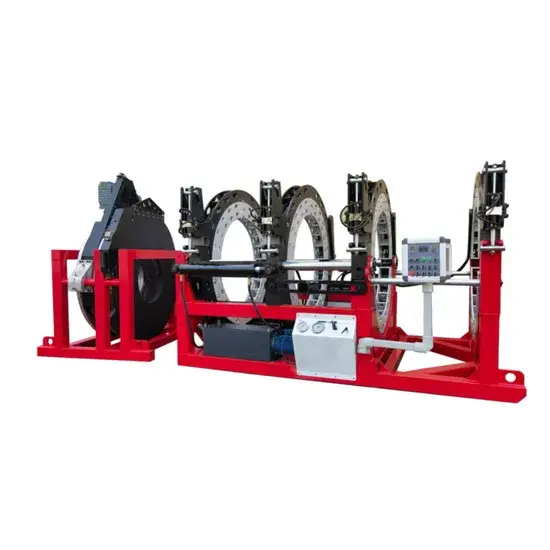 Máy hàn nối ống HDPE, PE 1600mm sử dụng phương pháp hàn đối đầu Huajin: giải pháp hàn nhựa chất lượng hình ảnh 1-description