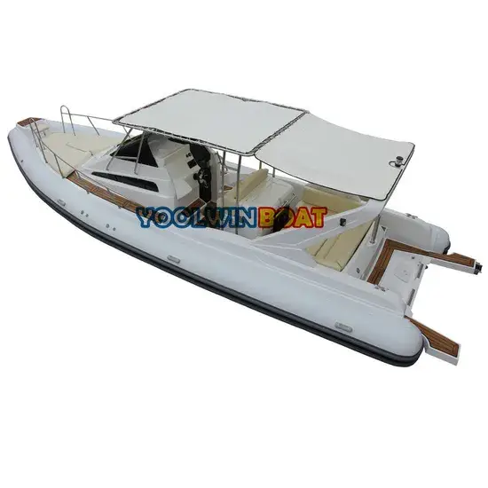 Thuyền Fiberglass Rib Ý 32FT: Thiết Kế Cabin Nhôm Rigid Thể Thao Nước Hypalon Orca Ống CE Rhib, Sản Phẩm Chất Lượng hình ảnh 1-description