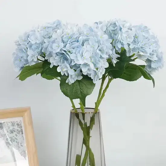 Cẩm tú cầu giả chất liệu nhựa mềm - Lựa chọn mới cho trang trí nhà và đám cưới hình ảnh 1-description