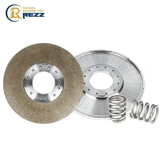 Máy mài đầu lò xo hai khay CNC: Bánh mài kim cương CBN mạ điện hiệu quả hình ảnh 1-description