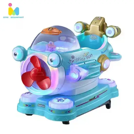 Máy giải trí ngoại trời Ama cho trẻ em: Trò chơi, xe đua và trò chơi sử dụng đồng xu hình ảnh 1-description