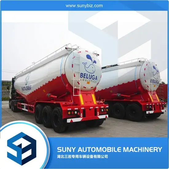 Tàu vận chuyển xi măng rời, 3 rơ moóc bồn chứa bột dung tích 35cbm hình ảnh 1-description