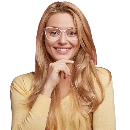 Kính mát nữ phong cách retro, khung acetate và chân kim loại, kính quang học đẹp mắt hình ảnh 1-description