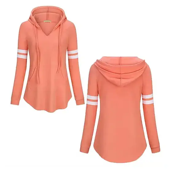 Áo hoodie nữ in logo tùy chỉnh, chất lượng vượt trội, thiết kế đẹp và thoải mái hình ảnh 1-description