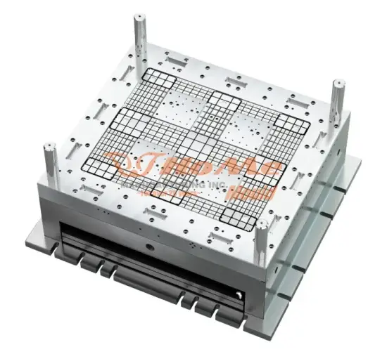 Thép Khối Máy trộn nhựa 1.5t 10 Rods - Sản xuất khuôn đúc công nghiệp cho Pa-lét nhựa hình ảnh 1-description