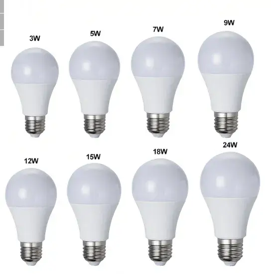 Đèn LED siêu tiết kiệm năng lượng 5W 7W 9W 12W, ánh sáng ban ngày, phù hợp cho không gian nội thất hình ảnh 1-description