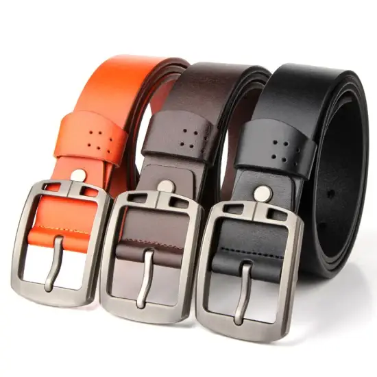 Dây nịt da nam Westal - Phong cách casual, khóa pin, chất liệu cao cấp hình ảnh 1-description