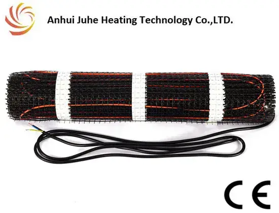 Thảm sưởi ngầm thông minh điện có chứng nhận CE và dây dẫn mỏng đôi hình ảnh 1-description