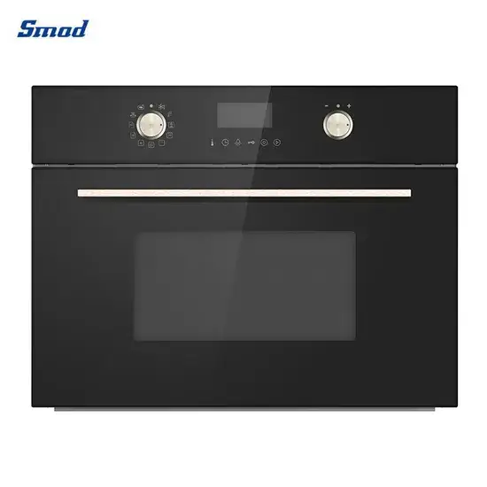 Lò vi sóng âm tường 34L điều khiển cảm ứng màu đen - thiết bị có khả năng nướng tuyệt vời hình ảnh 1-description