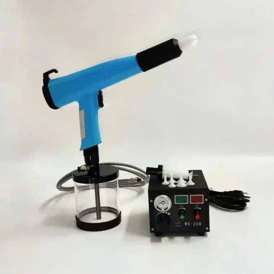 Máy phun sơn tĩnh điện Wx-258 cho việc sơn vành xe ô tô hình ảnh 1-description