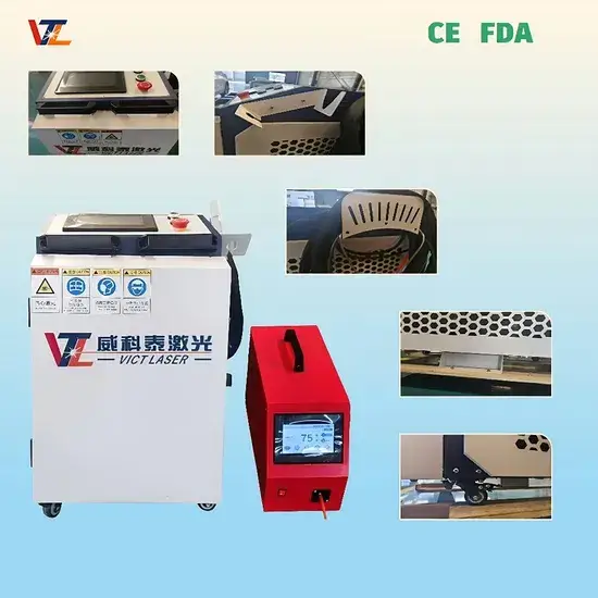 Máy hàn laser sợi quang cầm tay Victlaser 1500W: Giải pháp đa chức năng cho hàn thép carbon và không gỉ hình ảnh 1-description