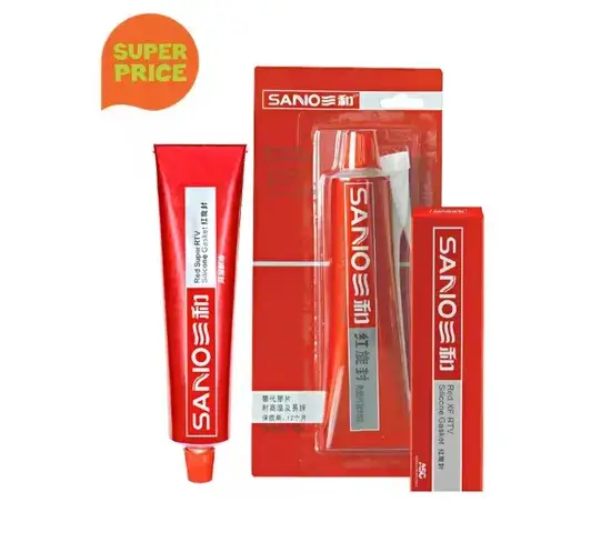 Đệm đỏ Sanvo chất lượng cao, chế tạo tùy chỉnh cho ô tô với silicone RTV chịu nhiệt độ từ trung bình đến cao hình ảnh 1-description