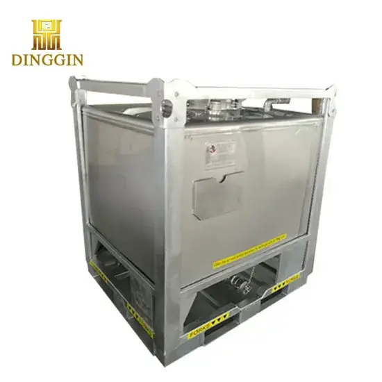 Bình chứa IBC làm từ thép không gỉ chất lượng đạt chuẩn an toàn thực phẩm hình ảnh 1-description