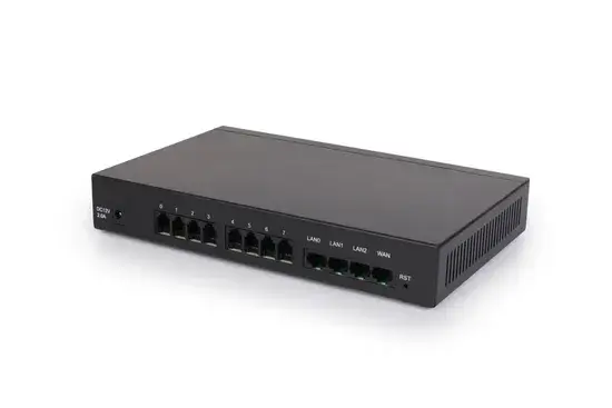 Thiết bị Quản lý 8 Cổng FXS VoIP Dag1000-8s hỗ trợ Tr069 Snmp và Nms hình ảnh 1-description