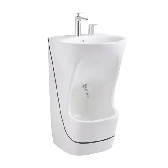 Bồn rửa tay chân đa năng thờ cúng Hồi giáo từ gốm, thiết kế tích hợp tiện lợi, sản phẩm bồn tắm gốm cao cấp xuất khẩu Trung Đông hình ảnh 1-description