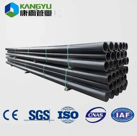 Ống Polyethylene PE100/HDPE Pn4-Pn25 Màu đen Kích thước tùy chỉnh 20-1600mm - Sản phẩm chất lượng cho hệ thống cung cấp nước hình ảnh 1-description
