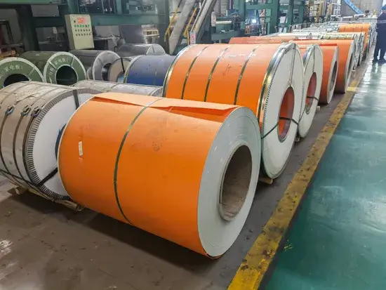 Thép mạ kẽm PPGI sơn màu chất lượng tốt, cuộn thép mạ kẽm chất lượng cao PPGI hình ảnh 1-description