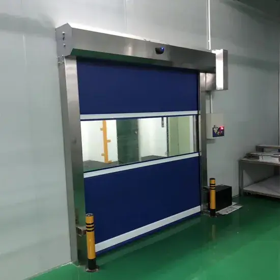 Cửa cuốn tự động với chất liệu vải PVC linh hoạt cho công nghiệp hình ảnh 1-description