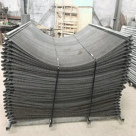 Màn sàng lưới thép không gỉ đan cho máy nghiền cát sỏi nặng, có móc và rung - Lựa chọn tối ưu cho quá trình nghiền hình ảnh 1-description