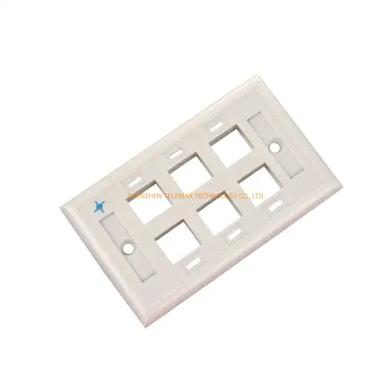 Ấn tượng với Tấm Ốp Tường RJ45 Kiểu Keystone Mạng USA - Sản phẩm bán chạy hình ảnh 1-description
