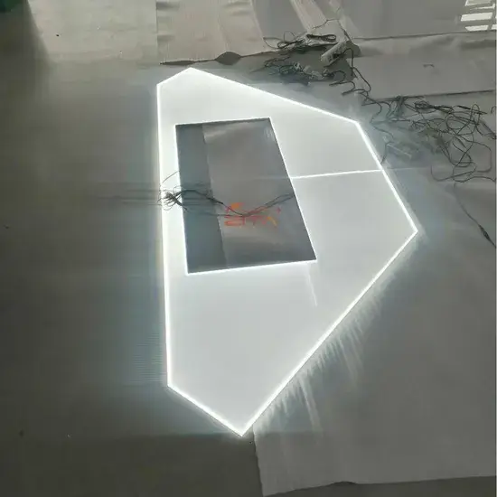 Bảng đèn LED chất lượng cao bằng acrylic, phù hợp cho đá hoa cương phát sáng với thiết kế siêu mỏng hình ảnh 1-description