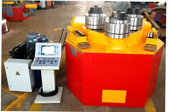 Thiết bị uốn góc kẹp đôi T-Profile 3-Roll - Máy uốn phần vuông, tròn, phẳng hình ảnh 1-description