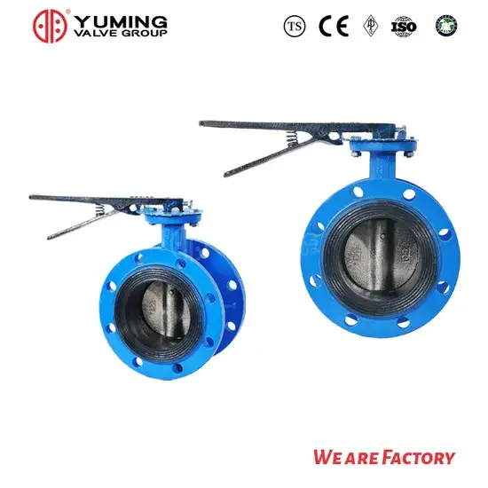 Van bướm điều chỉnh tay quay từ vật liệu gang linh hoạt hình ảnh 1-description