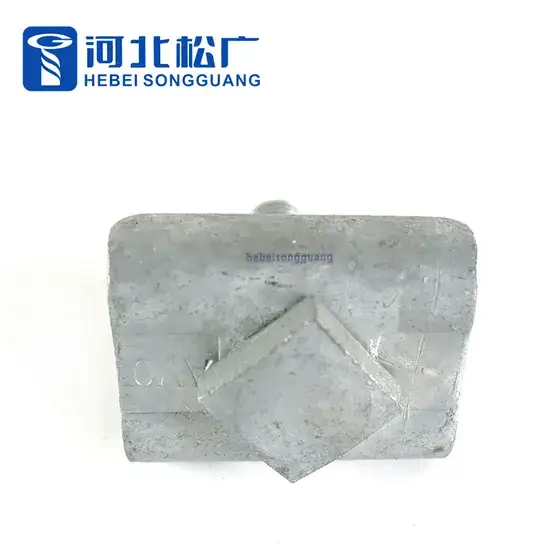 Kẹp ray cho việc kết nối bu lông và kẽm mạ nóng hình ảnh 1-description