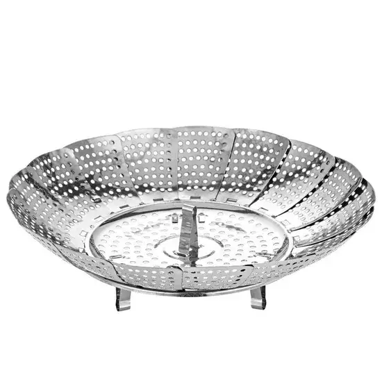 Nồi hấp rau có thiết kế inox gập gọn hình ảnh 1-description