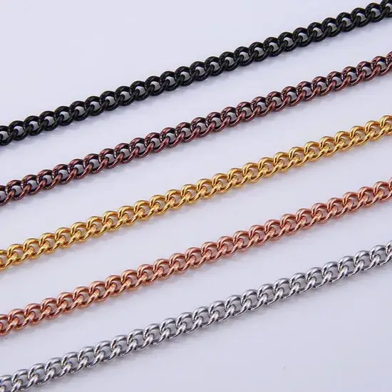 Dây chuyền Cuban không gỉ phổ biến trong ngành trang sức thời trang hình ảnh 1-description