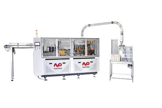 Máy sản xuất cốc giấy có tay cầm với thiết kế mới 2024 hình ảnh 1-description