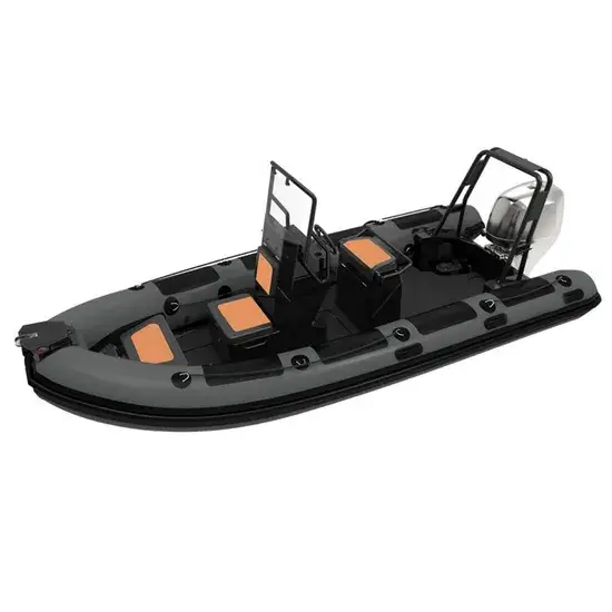 Tàu Thuyền Điều Hướng Châu Âu Al Rib 700 Vỏ Nhôm - Tàu Thuyền Inflatable Hypalon Rib Orca Điều Hướng Bán hình ảnh 1-description