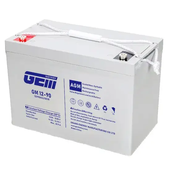 Ắc quy chì kín sạc được cho xe golf, xe điện, xe lăn điện GEM 12V90AH hình ảnh 1-description