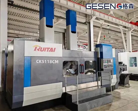 Máy tiện CNC CK5118CM nặng với giá đỡ dụng cụ kép - Máy mài và gia công kim loại hình ảnh 1-description