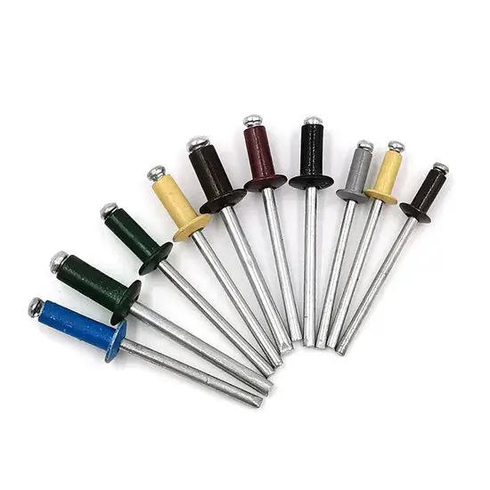 Rivet nhôm anodised lớn, sơn màu chất lượng cao, chống nổ hình ảnh 1-description