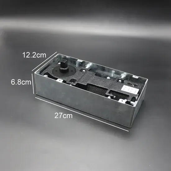 Cửa kính lùa nặng từ gỗ tự nhiên, bản lề bằng inox và lò xo dưới sàn hình ảnh 1-description