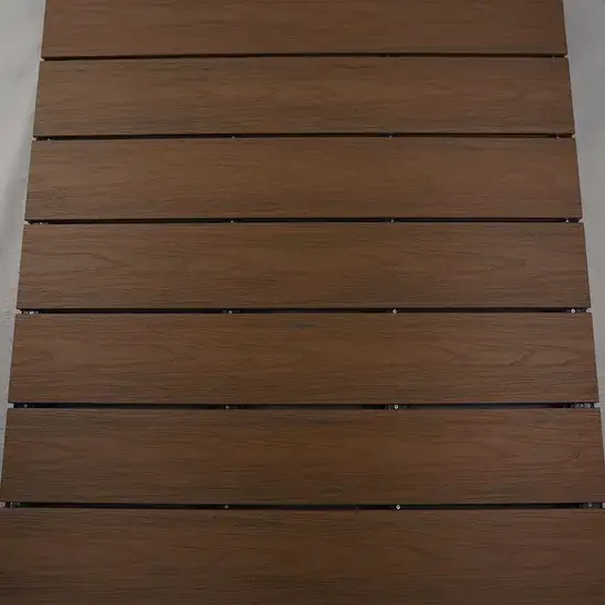 Bề mặt vân gỗ sâu chống trượt cao cho sàn ngoài trời bằng composite WPC nhựa gỗ hình ảnh 1-description