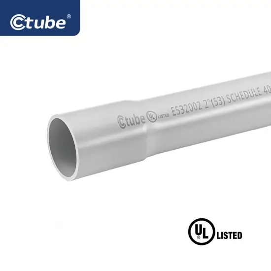 Ống dẫn điện PVC cứng UL651 - Kích thước 1 2 3 4 Inch Sch40, sản phẩm chất lượng hình ảnh 1-description