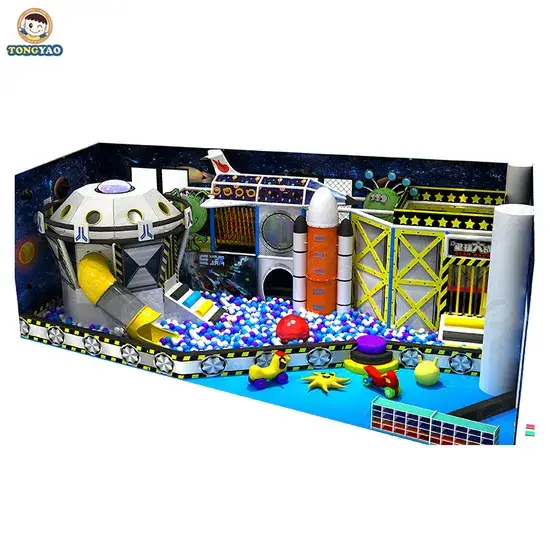 Thiết bị sân chơi bên trong với phong cách công viên giải trí thương mại cho trung tâm mua sắm hình ảnh 1-description