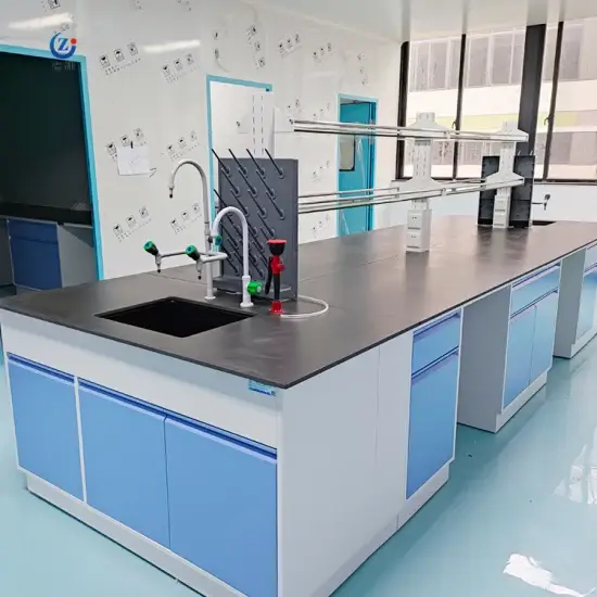 Bàn thí nghiệm hóa học nhựa epoxy: Giải pháp lưu trữ hóa chất an toàn hình ảnh 1-description