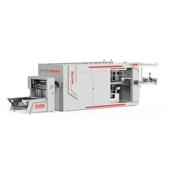 Hệ thống truyền động Servo Motor cho máy ép nóng hộp trái cây áp suất âm từ nhựa hình ảnh 1-description
