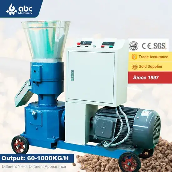 Máy sản xuất thức ăn viên chất lượng cho gia súc và gia cầm, bao gồm các loại động vật hình ảnh 1-description