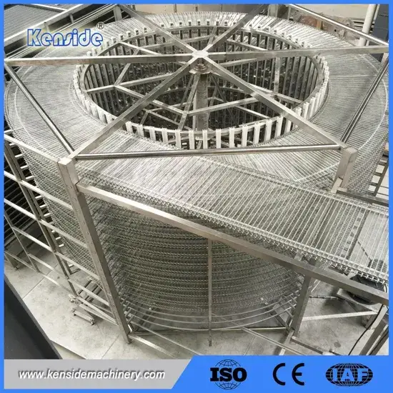 Giải pháp băng chuyền đông lạnh với công nghệ xoắn ốc dành cho ngành sản xuất thực phẩm hình ảnh 1-description