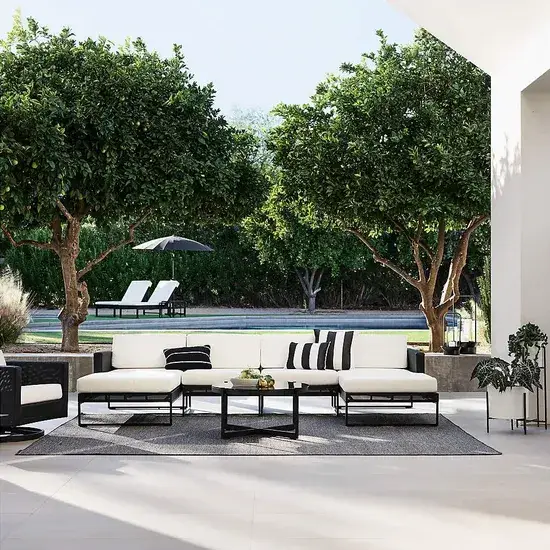 Người cung cấp đề xuất bộ ghế sofa vườn đa năng cao cấp bằng nhôm cho không gian ngoại thất hình ảnh 1-description