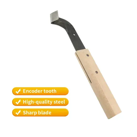 Công cụ nông nghiệp sử dụng thép carbon phổ biến, đầu liềm cắt cọ với tay cầm hình ảnh 1-description