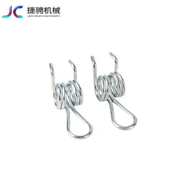 Lò xo kẹp tay không gỉ mạ kẽm, phụ kiện lắp ráp lò xo xoắn không đều hình ảnh 1-description