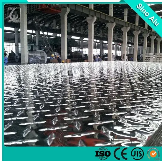 Tấm nhôm 6061-T6 5754 6.4mm H114 kích thước tùy chỉnh, bề mặt sáng và hoa văn hình ảnh 1-description