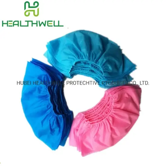 Bao đựng giày không dệt màu xanh sử dụng một lần cho việc trong nhà hình ảnh 1-description